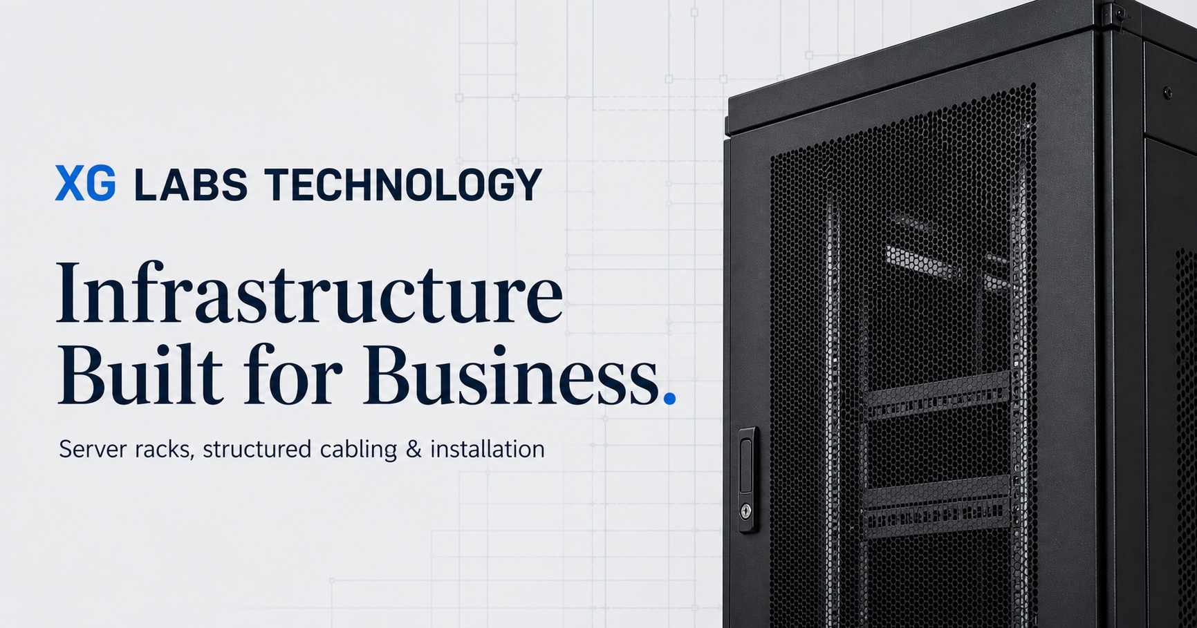 XG Labs Technology network cabinet infrastructure